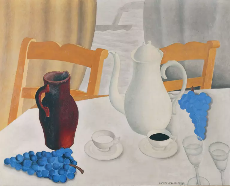 Van de Woestyne - Nature morte à la cafetière blanche, 1928